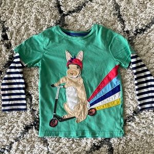 Rodent on a Razor Long Sleeve Tee by Mini Boden - Sports!
